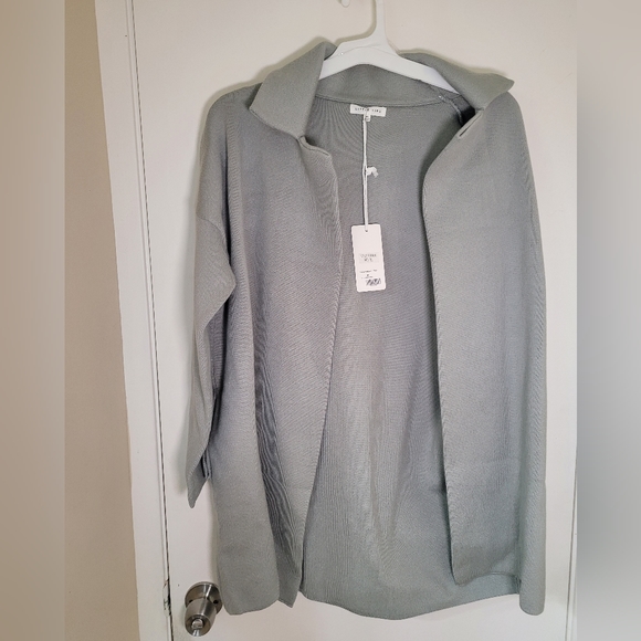 Petal & Pup Jackets & Coats Lenore Coatigan Sage Ml Poshmark